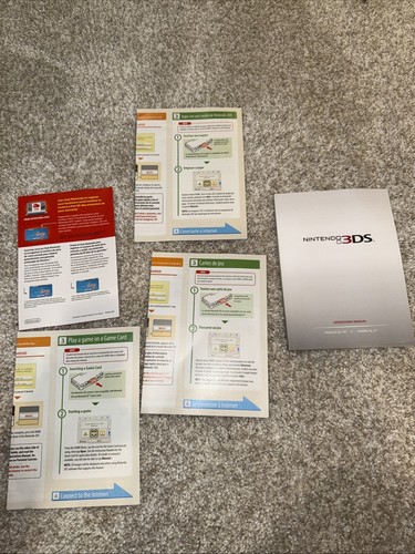 Nintendo 3DS Operations Manual ONLY-Excellent Condition | eBay