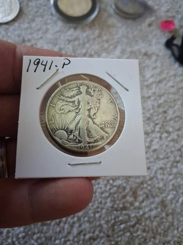 1941 P Silver Walking Liberty Half Dollar Slider