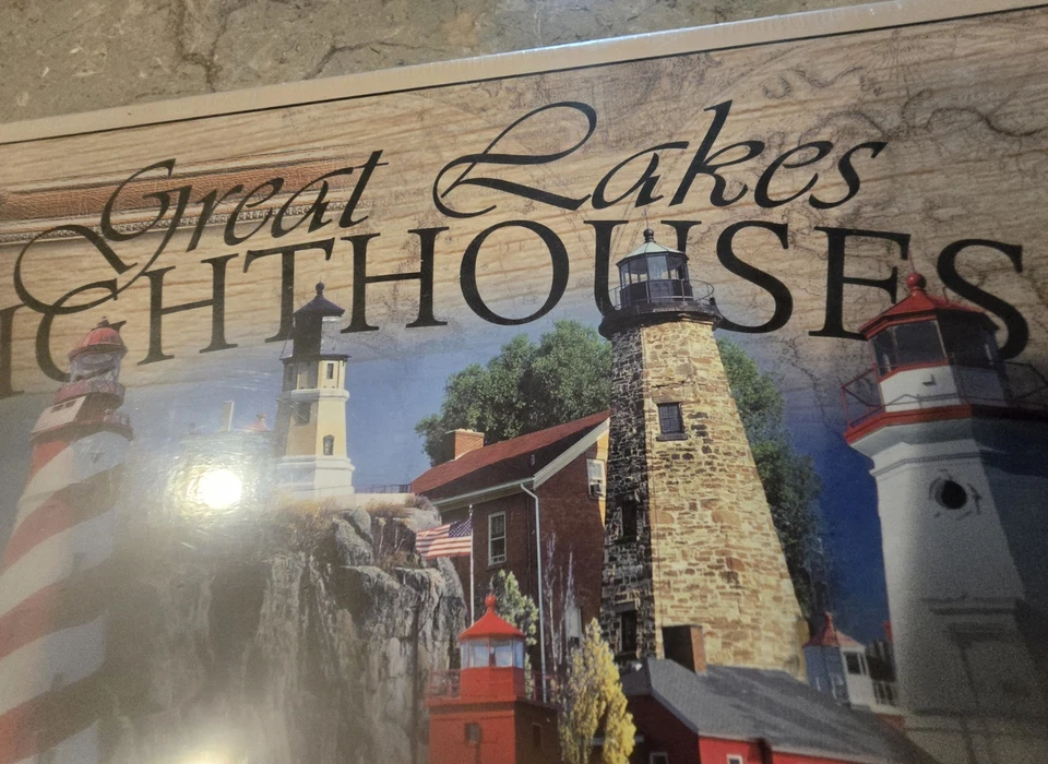 Great Lakes Lighthouse Jigsaw Puzzle 500 Peices New Box Nautical Hobby 18x24 - Image 3 of 4