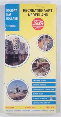 1994 HOLIDAY MAP HOLLAND ''Recreatiekaart Nederland'' LEISURE tourism CULTURE more
