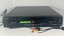 Sony DVP-NC655P 5 Disc DVD CD Carousel Changer Player No Remote. Tested Working 