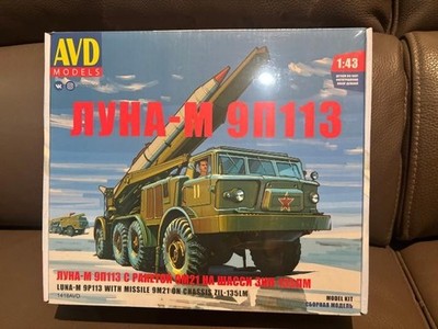 1:43 AVD 1418  Luna-M Surface-to-Surface Missile Launcher ZIL-135LM  chassis SSM