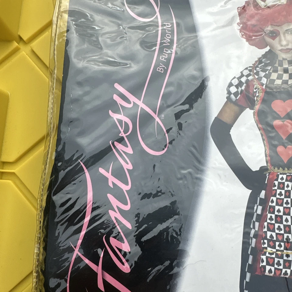 Fun World New Queen Of Hearts Sexy Adult Halloween Costume M/L 10-14 - Image 4 of 4
