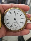 antique American Waltham hunter case pocket watch As Is