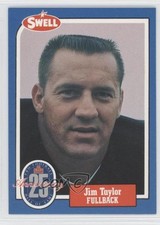 1988 Swell Football Greats Hall of Fame Jim Taylor #113 HOF 0bn8
