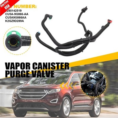 Fits 2015 2016 2017-2022 Ford Edge Vapor Canister Purge Valve EVAP Coolant Hose