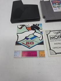 Monopoly Nintendo NES Complete With Box Map And Manual CIB 