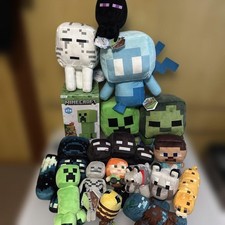 Ensemble de peluches Minecraft avec Enderman Creeper Steve et plus