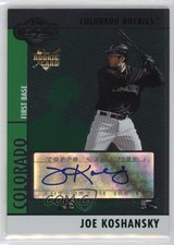 2008 Topps Co-Signers Rookie Silver Green 70/200 Joe Koshansky #103 Auto 0l2q