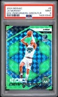 2024 Panini Mosaic Basketball Green Fluorescent Ja Morant #5 PSA 9
