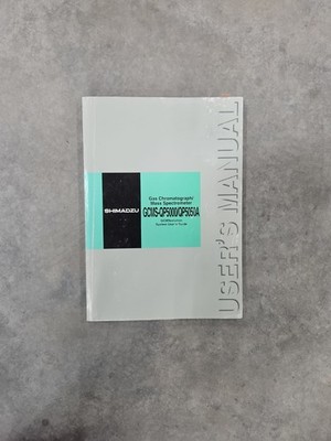 Shimadzu GCMS-QP5000/QP5050A Gas Chromatograph/Mass Spectrometer User's Manual