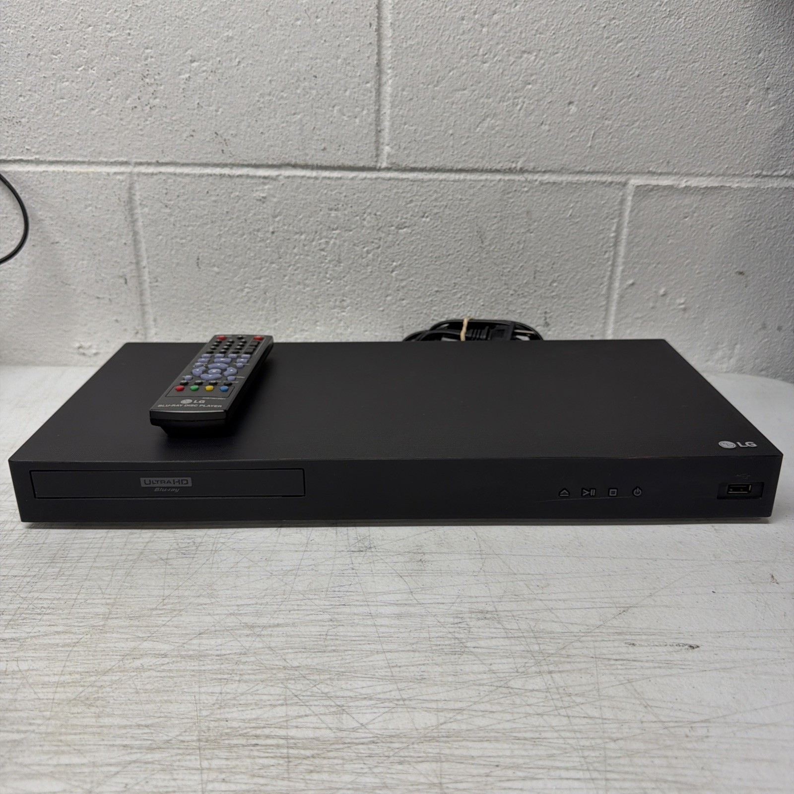 Lg Ubk90 4K Ultra Hd Blu-Ray Player Dolby Vision Dual Hdmi - Tested With Remote