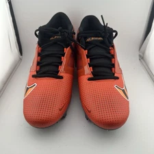 Nike Alpha Menace Pro 4 NRG Orange Football Cleats FQ3984 600 Mens Size 9