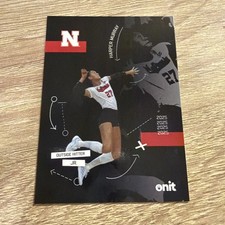 ¡Tarjeta de voleibol Onit Athlete Harper Murray Silhouette SIL-3 Nebraska 2025!!