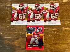 (4) Dee Ford RC 2014 Absolute 2017 Donruss Red Press Proof CombineShip Lot Rooki