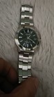 SEIKO SBTM169 Solar Radio Wave Wristwatch Timepiece Black Steel Band