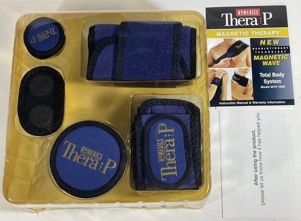 HoMedics Thera P 磁疗法系统全身 10 件 29 磁铁全新 OB — 第 2/4 张图片