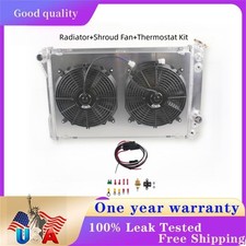 For Chevy Camaropontiac Firebird Trans Am 5.7l 1982-92 Radiator 3rowshroud Fan