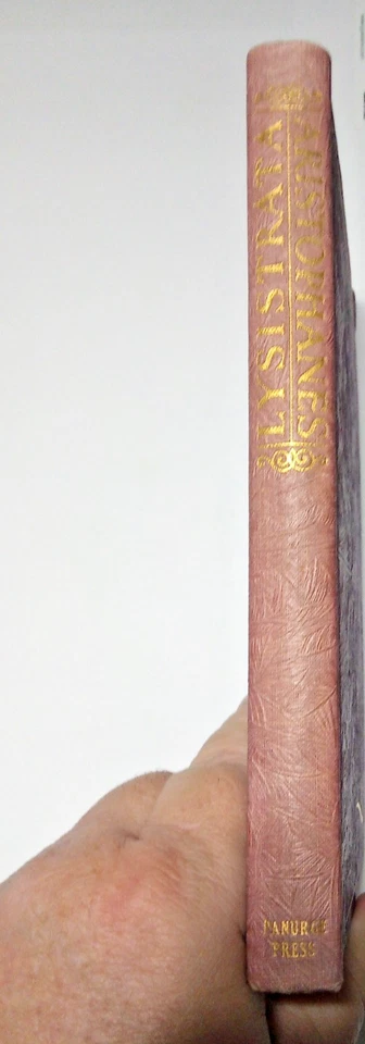 Aristophanes Lysistrata Hard Cover Pure Rag Paper Limited Edition 466 Of 750 - Image 2 of 4