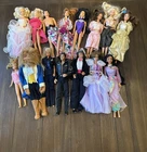 Huge Vintage Barbie Disney Doll Lot 1980s 1990s Michael Jackson Beast Jasmine