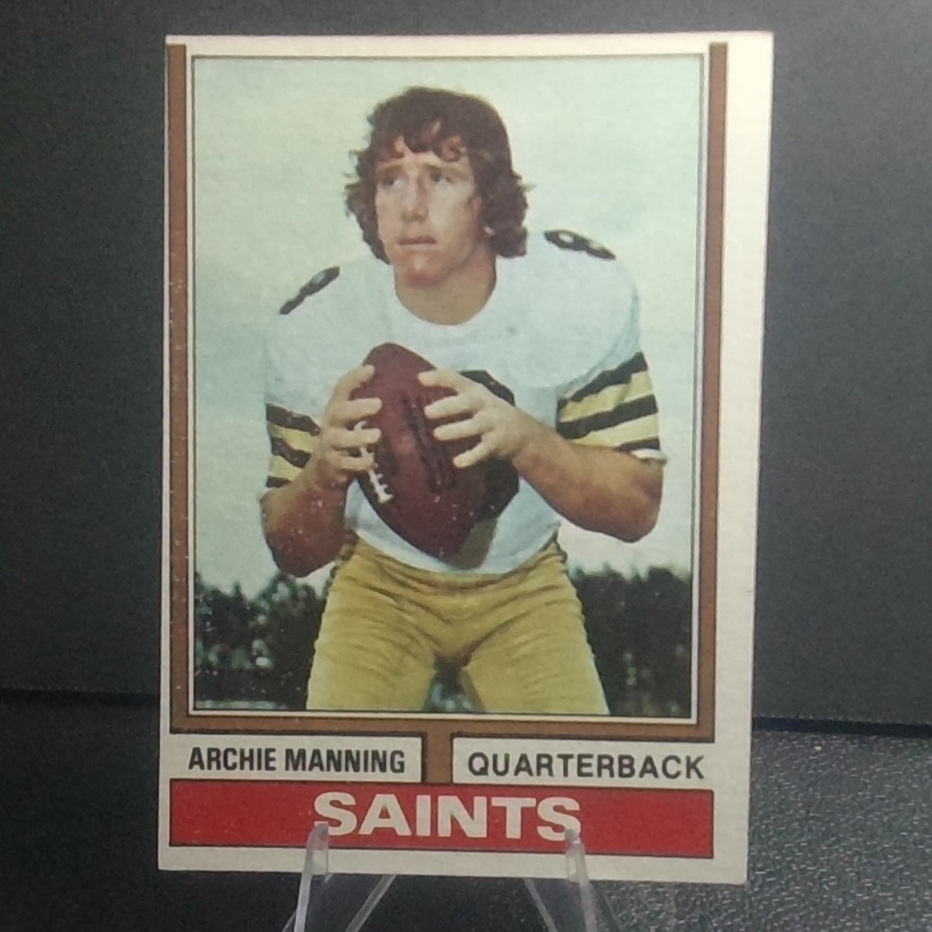 1974 Topps Archie Manning #70 Base Set New Orleans Saints NFL Football Card