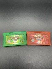 Pokémon Blattgrüne + Feuerrote Edition - 2er Set Bundle - Gameboy Advance - GBA