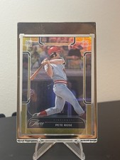 2024 Panini Three And Two Baseball Pete Rose Gold Refractor /10 Reds #54