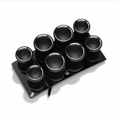 T3 Volumizing Hot Rollers Luxe 1 1/4 & 1 1/2in Ceramic 250°F Black