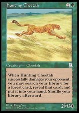 Hunting Cheetah - Heavy Play MTG Portal Three Kingdoms