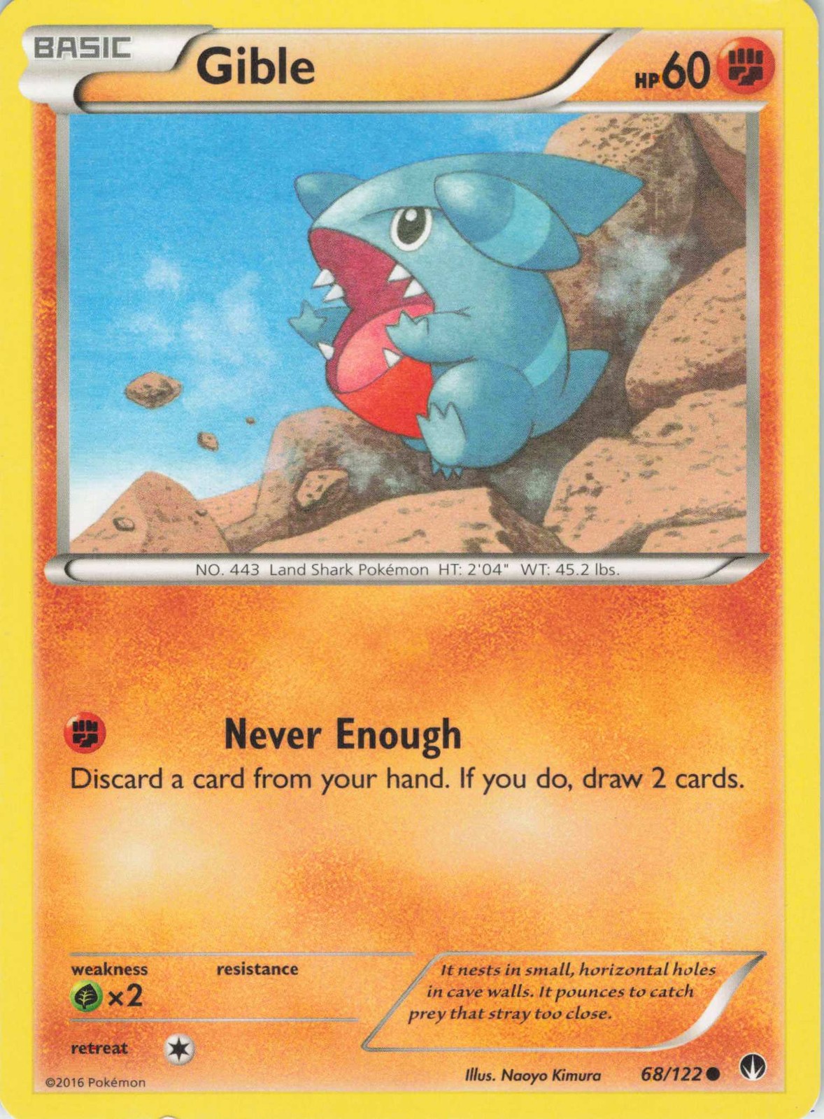 Gible Common XY - BREAKpoint 68/122 LP