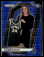 2024 Panini Prizm WNBA #140 Elizabeth Kitley Blue Pulsar Prizms #/199