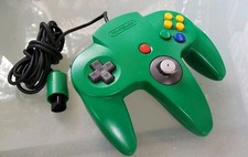 Official Nintendo 64 N64 Authentic Original OEM NUS-005 Controller Green Tested