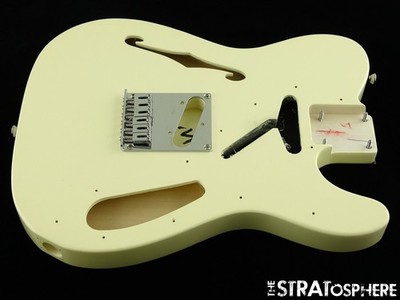 Fender Squier Affinity Telecaster Thinline BODY + HARDWARE Tele Olympic White