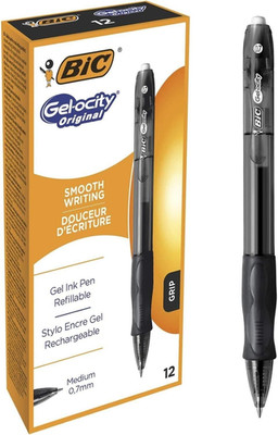 11 BIC Gel-ocity Original Tintenroller Gelstifte Schwarz Strichstärke Medium