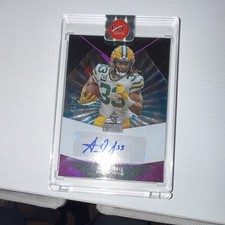 2022 Panini Chronicles Paramount Signatures Aaron Jones Packers Auto 04/15