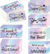 Thank You Cards Small Business, 120 Pcs Thank You Business Cards, 2 x 3.5 Inch B