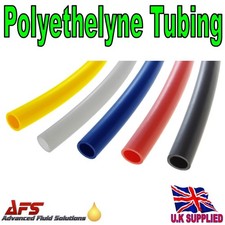 LDPE Polyethylene Water Chemical Tubing Compressed Air Plastic Flexible Pipe UK
