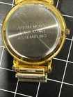 Vintage Lucoral Ladies Gold-Tone Expansion Watch - Black & Diamond Dial Untested — photo 7