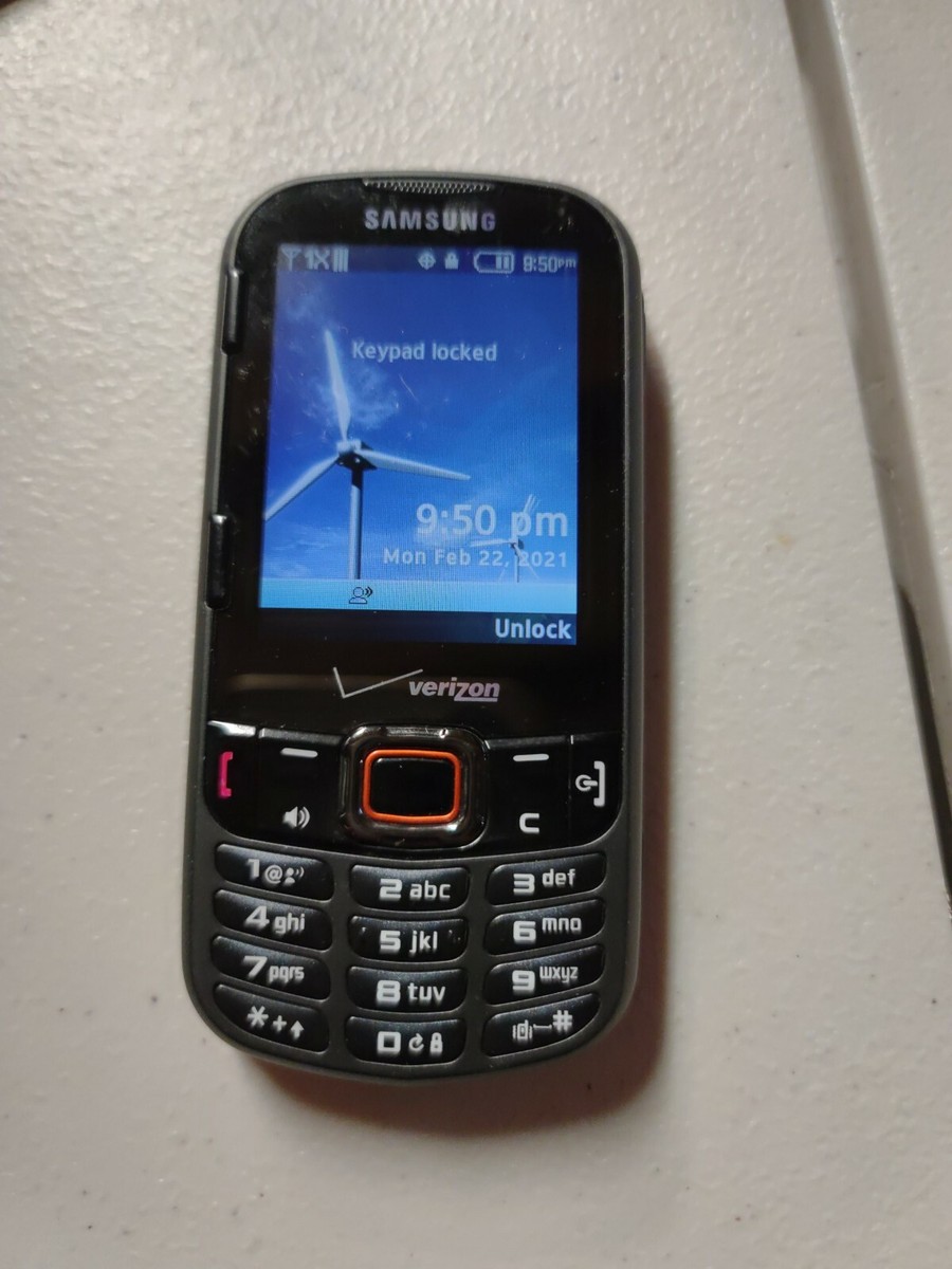 EXCELLENT 3G Samsung SCH-U460 Intensity II QWERTY Verizon Black