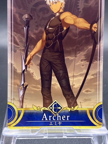 EMIYA Fate/Grand Order Arcade FGO Servant Card Archer Second Ascension - Picture 3 of 7