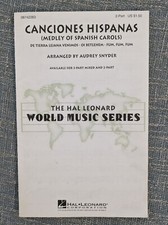 Canciones Hispanas 2-Part Voices Audrey Snyder 2000