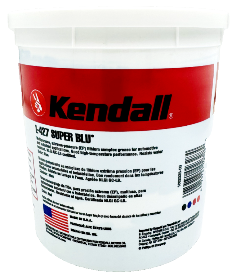 Kendall L427 Super Blu Grease NLGI 2 GCLB Multipurpose Extreme