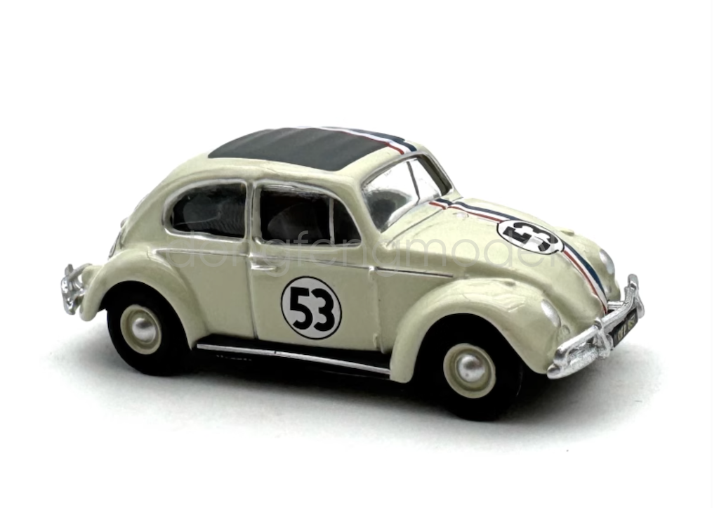 1:76 Scale For VW Beetle #53 Vintage Classic Sports Model Diecast