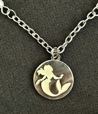 DISNEY Little Mermaid Ariel Neclace w/ Pearl Accents