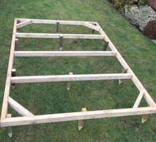 WOODEN TIMBER SHED BASE PRESSURE TREATED - Tanalised Anti Rot Hut Frame