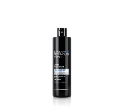 12x Avon Advance Techniques Anti-Schuppen 2-in-1 Shampoo und Conditioner - 400ml