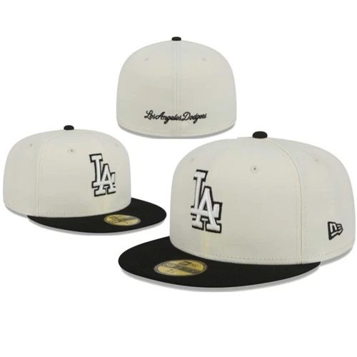 Los Angeles Dodgers Hat Fitted Cap Unisex Adult Baseball Hat Flat Brim Hat Cap - Picture 7 of 16