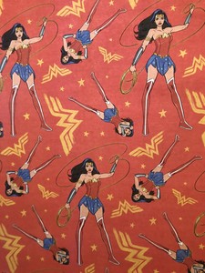 wonder woman wrapping paper