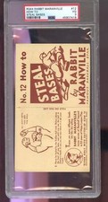 1936 R344 National Chicle Rabbit Maranville #12 How To Steal Bases PSA 3 Graded