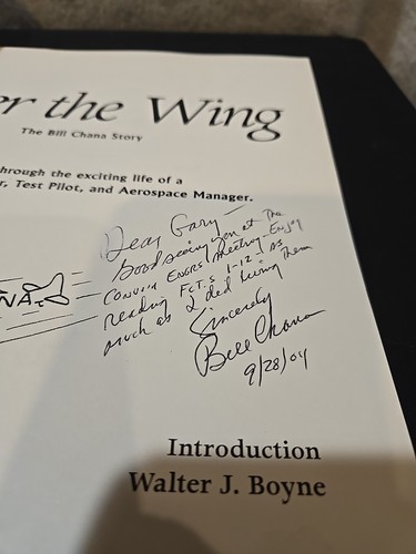 Over The Wing - The Bill Chana Story - Softbound - Signed By Author - See Pics - Picture 3 of 9